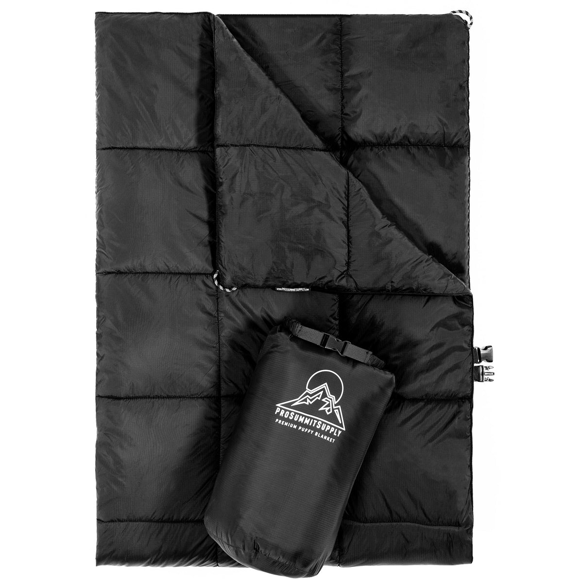 Pro Summit Supply Puffy Camping Blanket – 52" x 75" Packable Outdoor Blanket